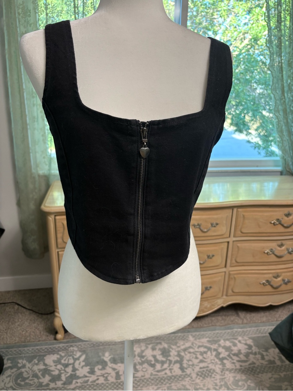 Black Disturbia Vest Corset